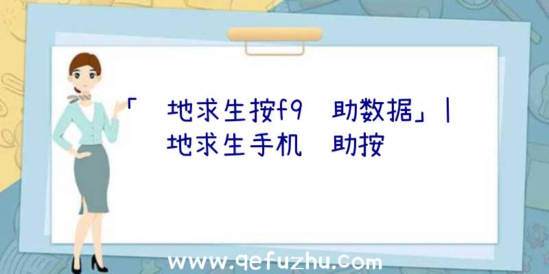 「绝地求生按f9辅助数据」|绝地求生手机辅助按键